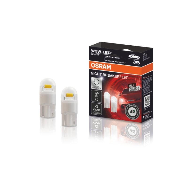 OSRAM W5W LED Night Breaker Renault Clio 3 mit Zulassung